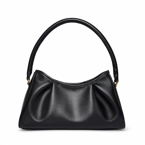 Elleme Handbags - Elleme Small Dimple Leather Bag In Black